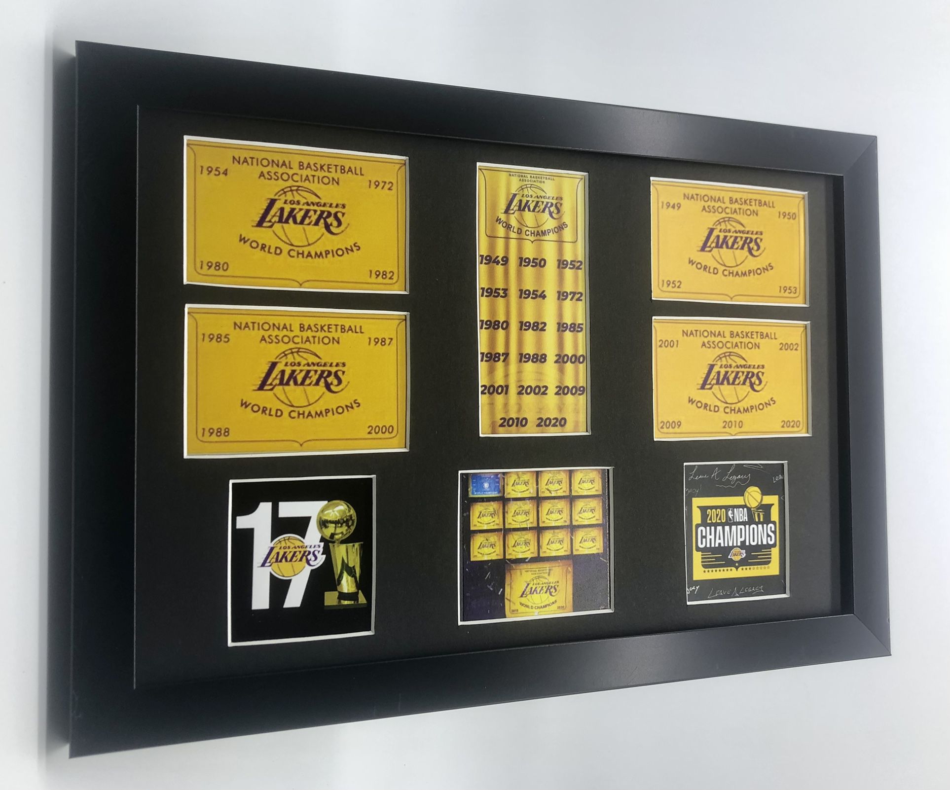 Los Angeles Lakers NBA Championships Banner Collection Photo Collage for  Sale in Sierra Madre, CA - OfferUp