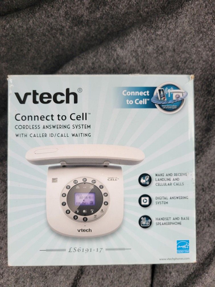 Vtec Retro Phone with Connect to Cell