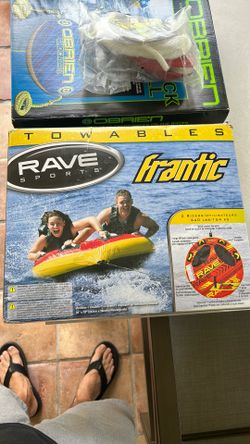 New Towable tube for 2, shock ball, tow harness