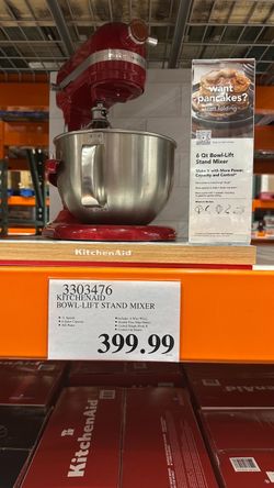 KitchenAid 6 Qt Bowl-Lift Stand Mixer – Like New – Used Only Twice
