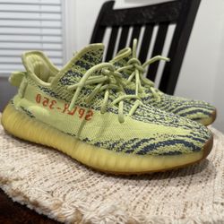 adidas Yeezy Boost 350 V2 Semi Frozen Yellow B37572 Men's Size 6