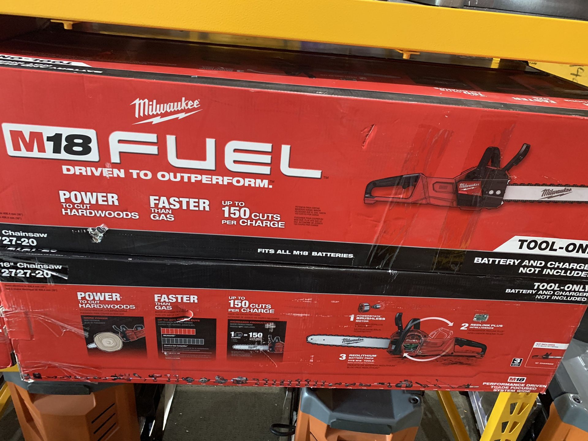 Milwaukee chainsaw $200 each