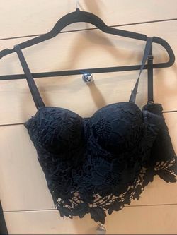 Black Lace Corset Top
