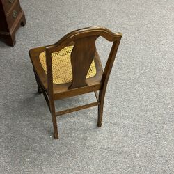 Original  CANE Child Sized Wooden Chair 