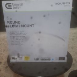 Lef Round Flush Mount 16 Inch