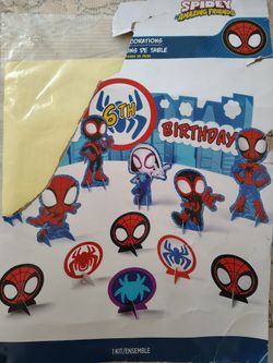 Spidey And His Amazing Friends Birthday Decor