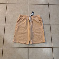 Mens Khaki Casual Shorts