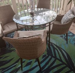 Patio table and chairs