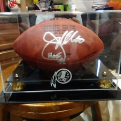 Joe Gibbs Autographed Football 