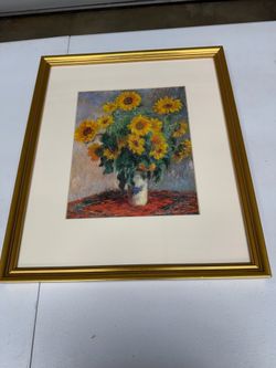 Sunflowers in a vase photography