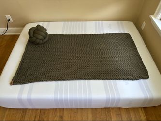 Bearaby 15 lb weighted blanket + knot pillow