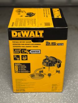 DeWalt 12-Gallon 5.5 HP Stealthsonic Quiet Wet Dry Vacuum