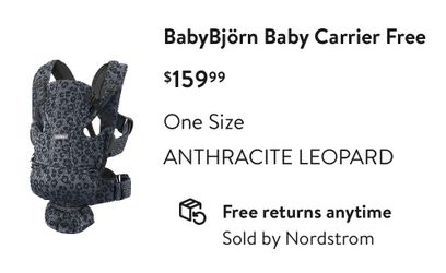 Baby Bjorn Baby Carrier Free $50
