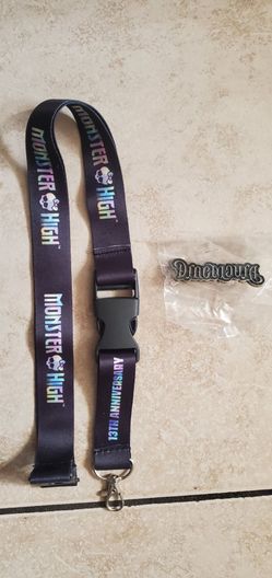 New Monster High Lanyard & Pin