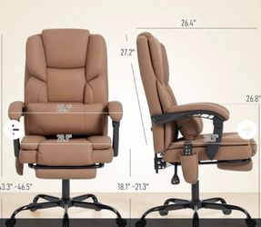 Massage chair with foot rest