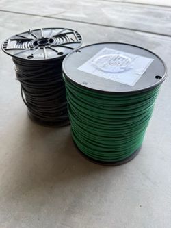 10 AWG green and black