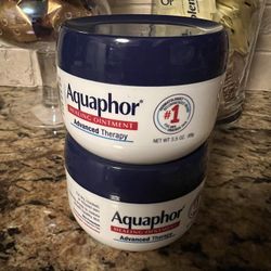 set of 2 aquaphor advanced healing ointment•3.5oz•all for $10