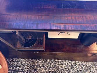 MUST GO ASAP WOOD CONSOLE TABLE