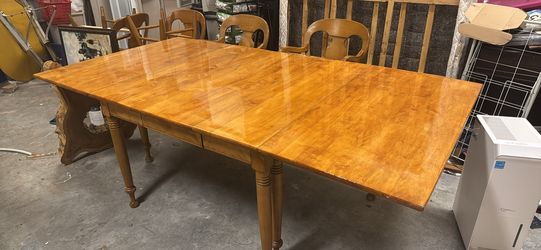 Epoxy Maple Table