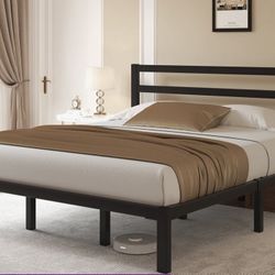 Black Metal Bed frame *SIMILAR TO PHOTOS POSTED*