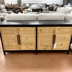New 72” Console — SOLID WOOD