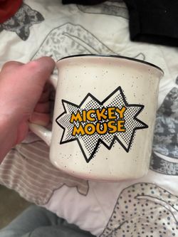 Zak Designs Disney Retro Style Mickey Mouse 16oz  Ceramic Camper  Mug