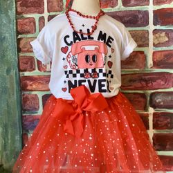 Valentines Day Tutu Set 