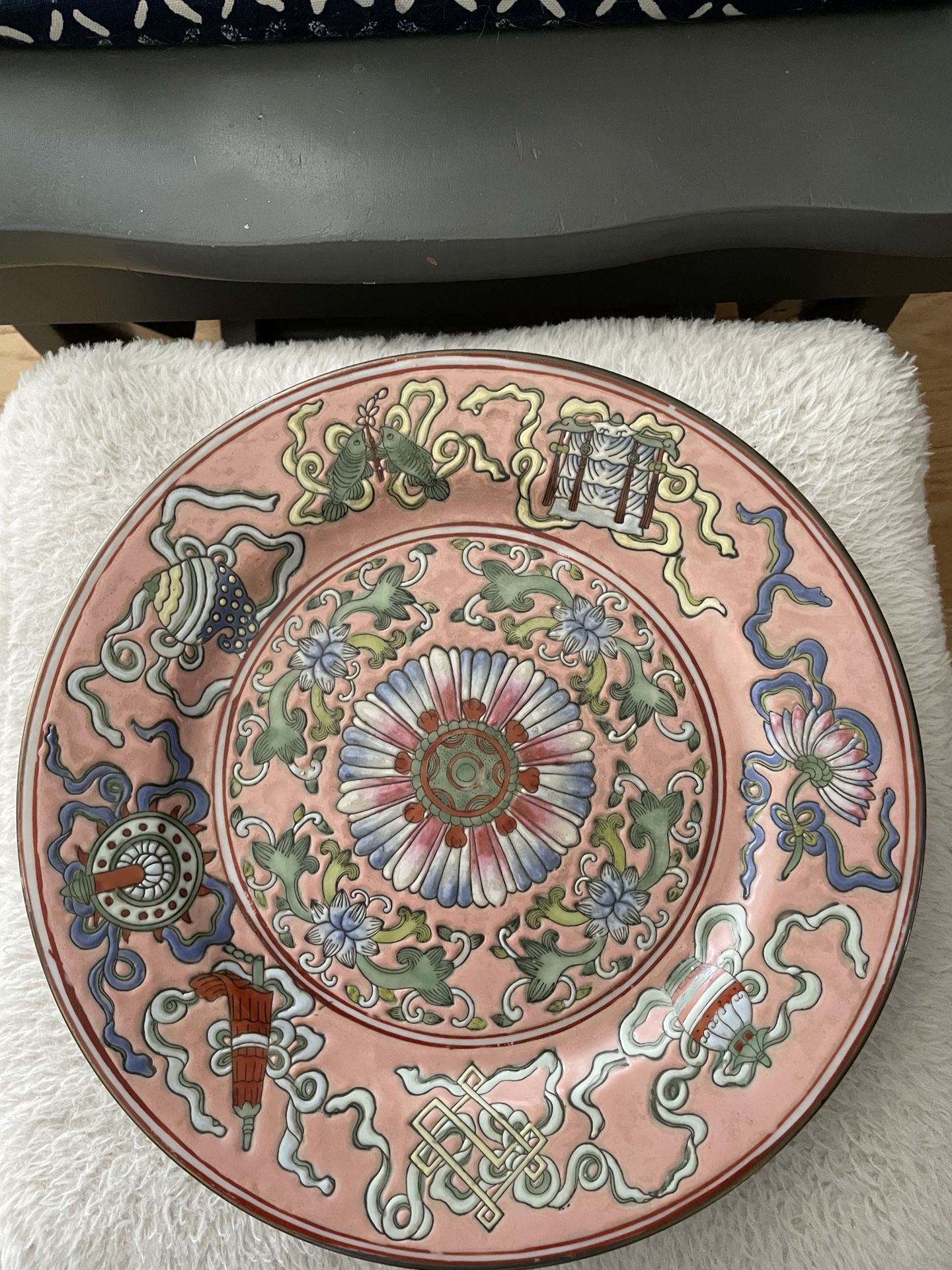 Antique Chinoiserie Tongzhi Period Plate