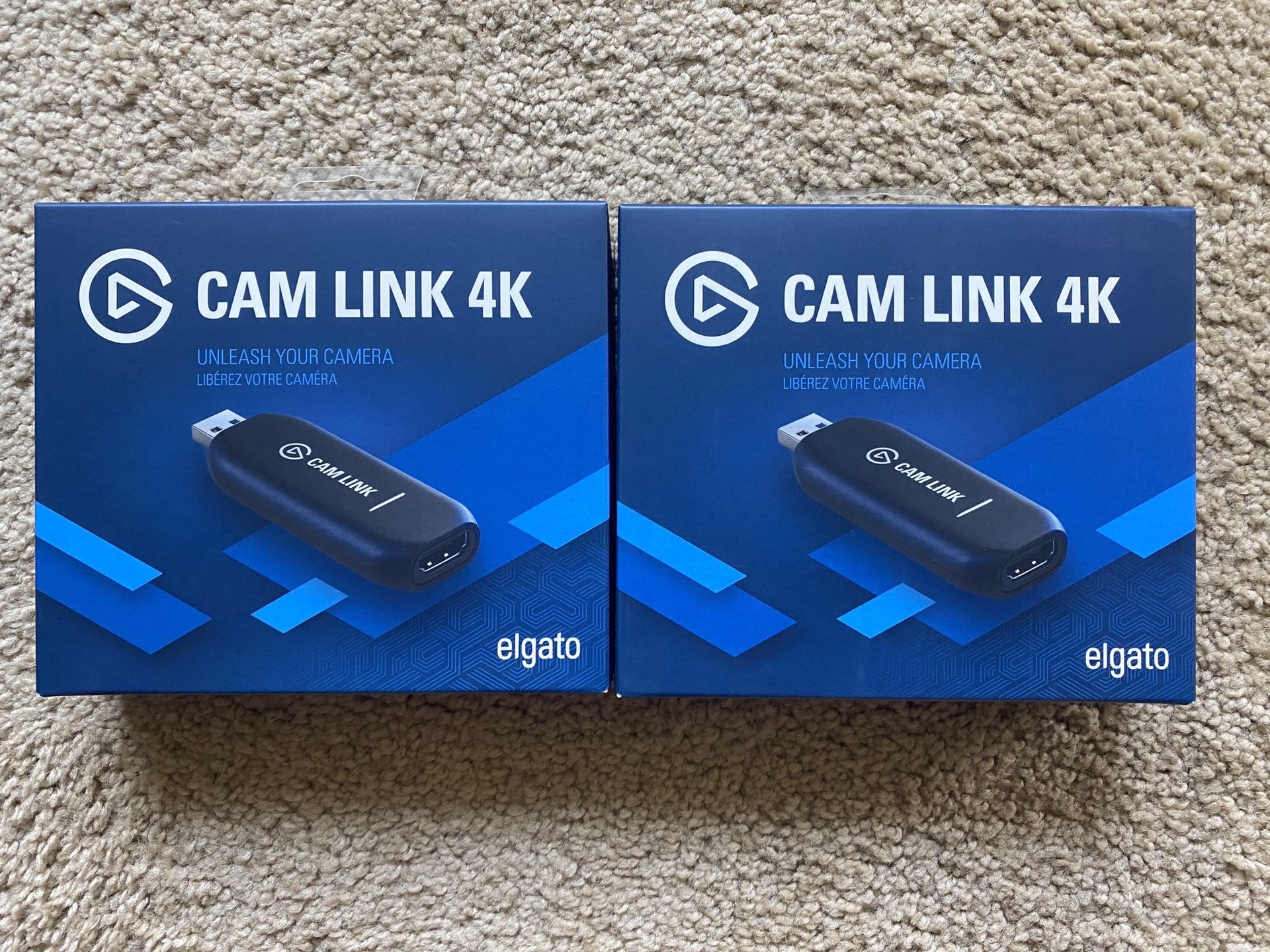 2 Brand new Elgato Cam Link 4K, will sell fast