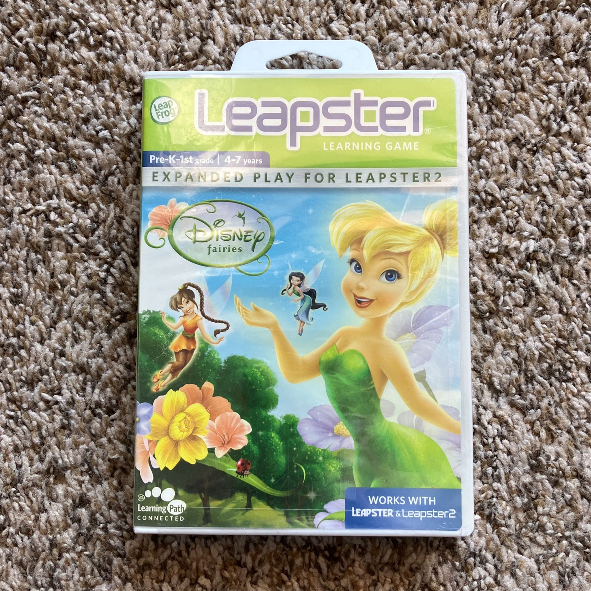 Leapster 1 & 2 Disney fairies Learning Game NEW