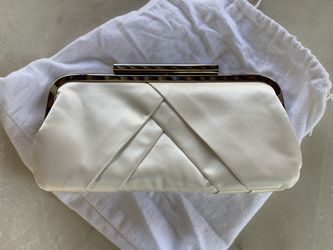 White fashion purse