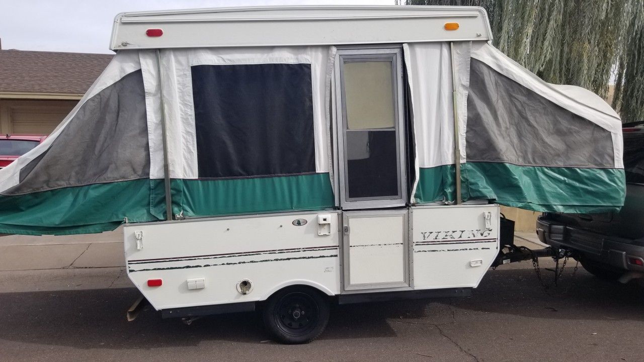2001 viking Saga popup trailer pop up camper
