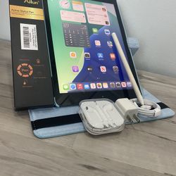 Apple iPad 9th Generation (10.2” Retina | Touch ID | iOS 29) – 64GB – Excellent Condition – With Pen & Accessories