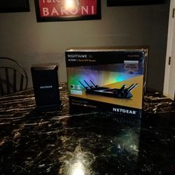 Combo Netgear DOCSIS 3.1  modem and brand new Netgear Nighthawk router