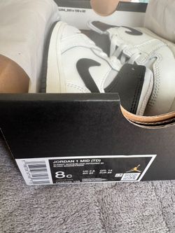 Air jodan mid 1 gs size 8c for kids
