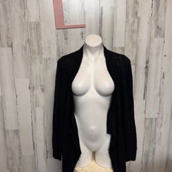 Black Cardigan Size Large 
