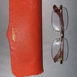 Cartier Wood Frame Glasses for Sale in Airway Heights WA OfferUp