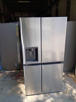 LG refrigerator stainless steel for low price working well like New