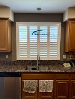 Custom Built Real Wood Interior Plantation Shutters - Premium Basswood Window Shades & Coverings - Professional Local Measuring & Mounting