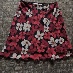 floral midi skirt