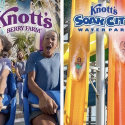 3 Knott’s Berry Farm And Soak City Tickets -meetup at Knott’s