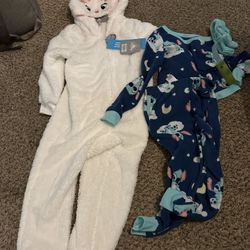 Girl New Pjs Size 5/6 & 6/6x Both For $20 With Tags