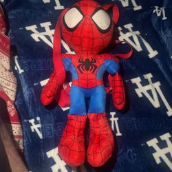 Spider Man Plushy/backpack
