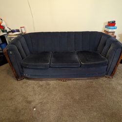 Blue couch