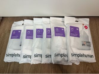 Brand New simplehuman Code A Custom Fit Liners - 6 Packs