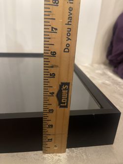 Set of 2 Large Black Shadow Boxes 16x20