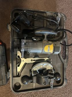 Nikota 01229 Woodworking Router 120V/60Hz 5A 30,000 RPM w/ Bits & Accessories