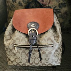 Coach Bag Pack In Great Condition 