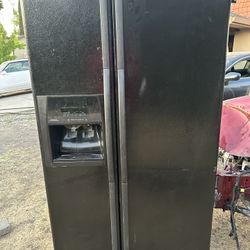 Black Whirlpool Refrigerator