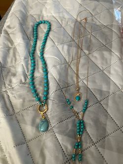 Beautiful Turquoise Trio Necklaces